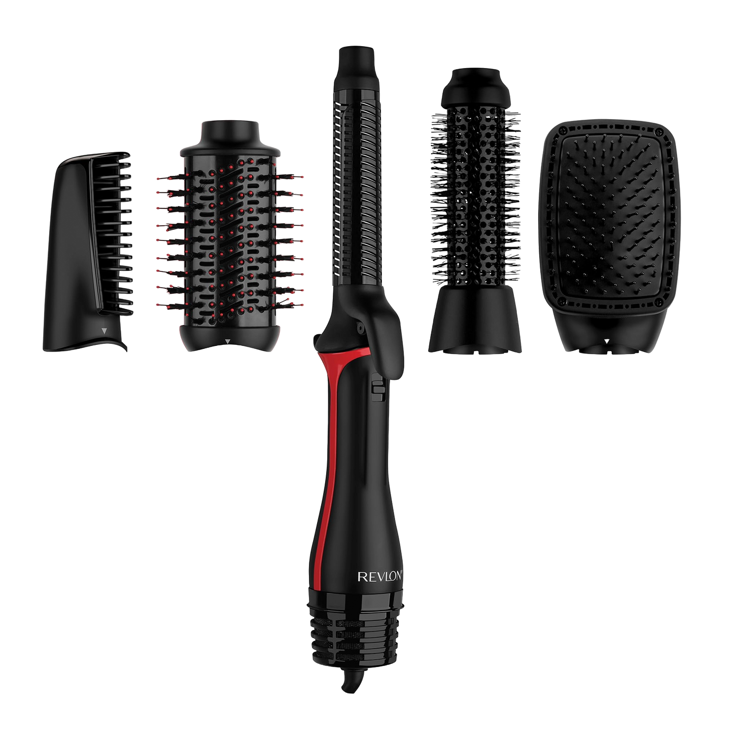 REVLON One-StepTM Blow-Dry Multi Air Styler 5-in-1 (Detachable Heads, Curler, Dryer, Volumiser, Styler and Shape Enhancer). RVDR5370