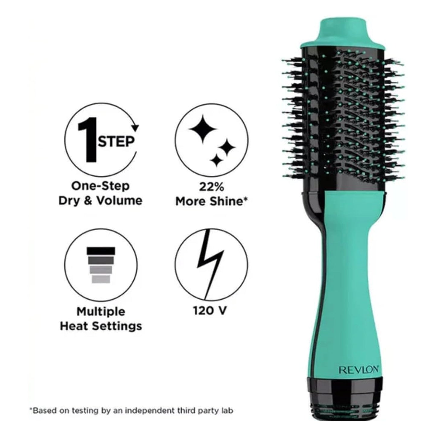 Revlon RVDR5222 One Step Hair Dryer & Volumizer, 2 heat setting plus cool setting (220-240V)