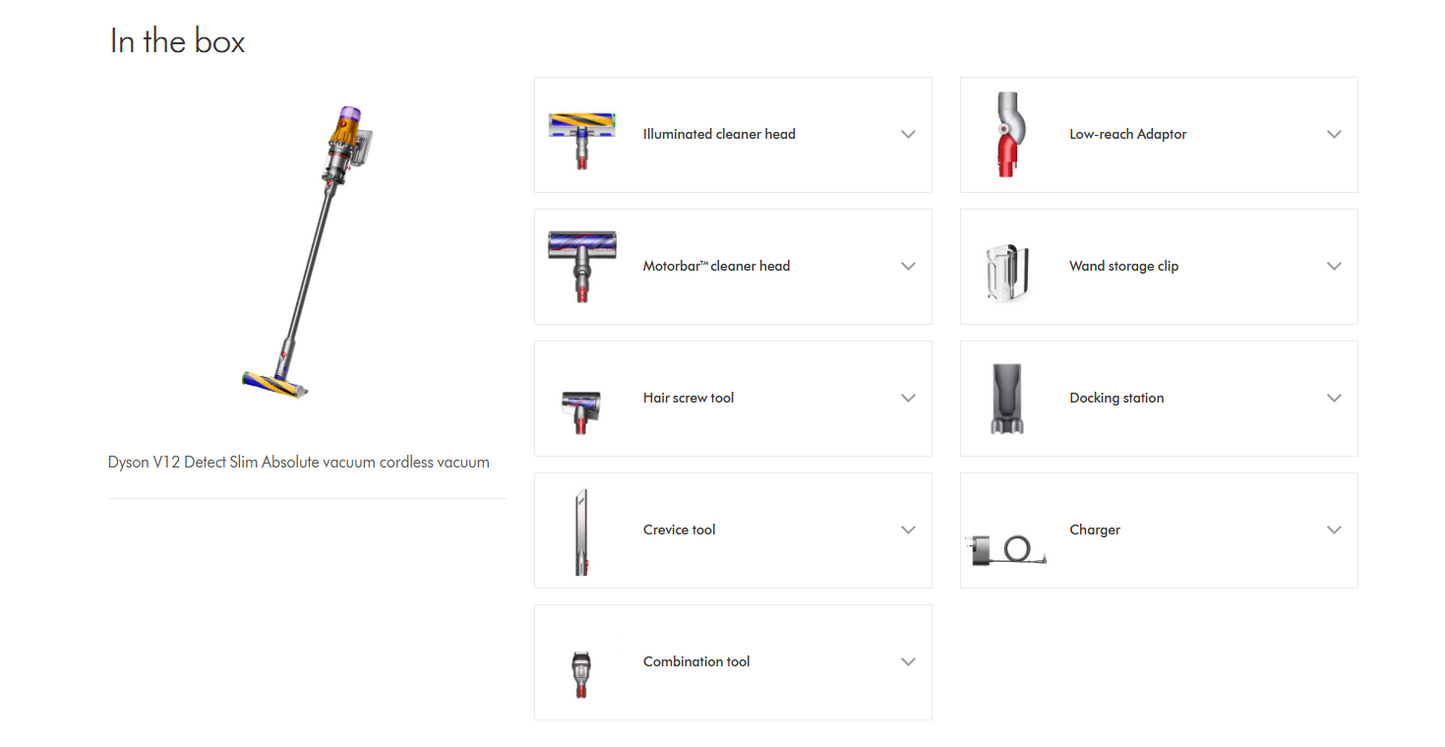 Dyson V12 Detect Slim Absolute cordless vacuum